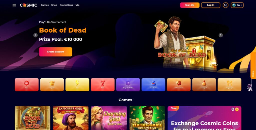 cosmicslot casino mobil