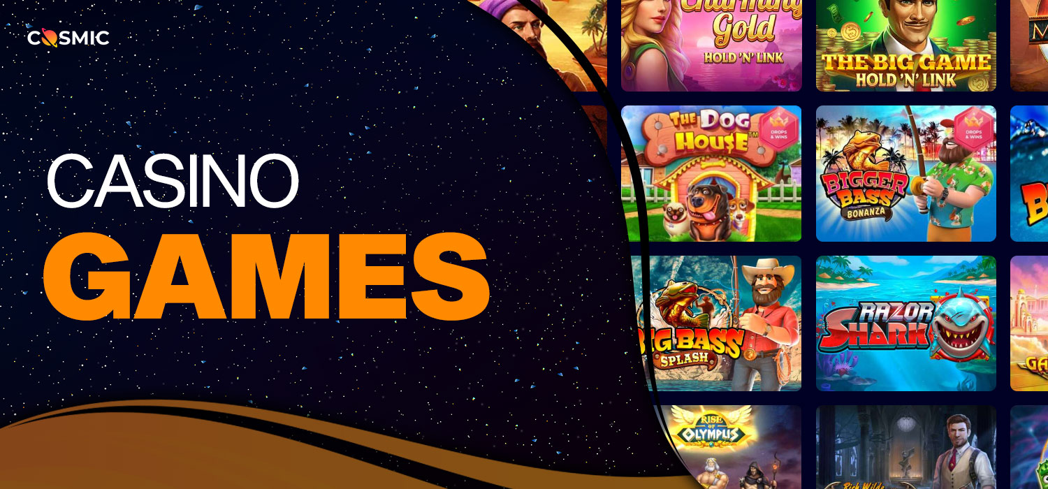 types of casino games in cosmicslot